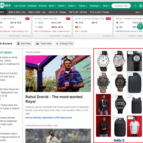 Google Display Network result screenshot