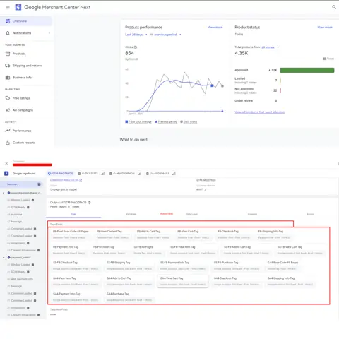 Web Analytics & Reporting result screenshot