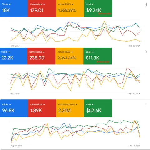 Google Ads result screenshot